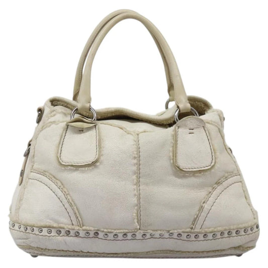 PRADA BAG WHITE LEATHER