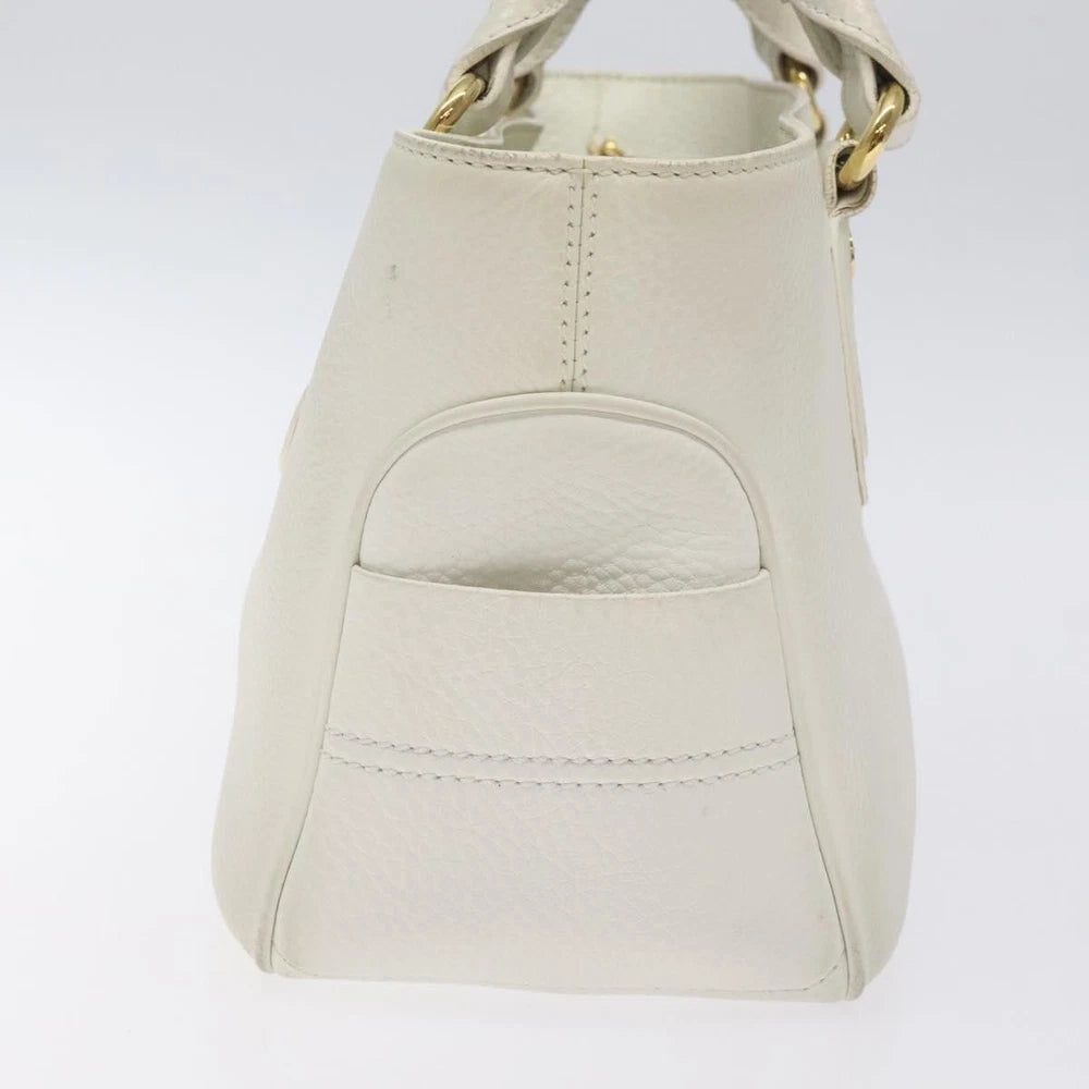 Celine Boogie Bag - White Leather