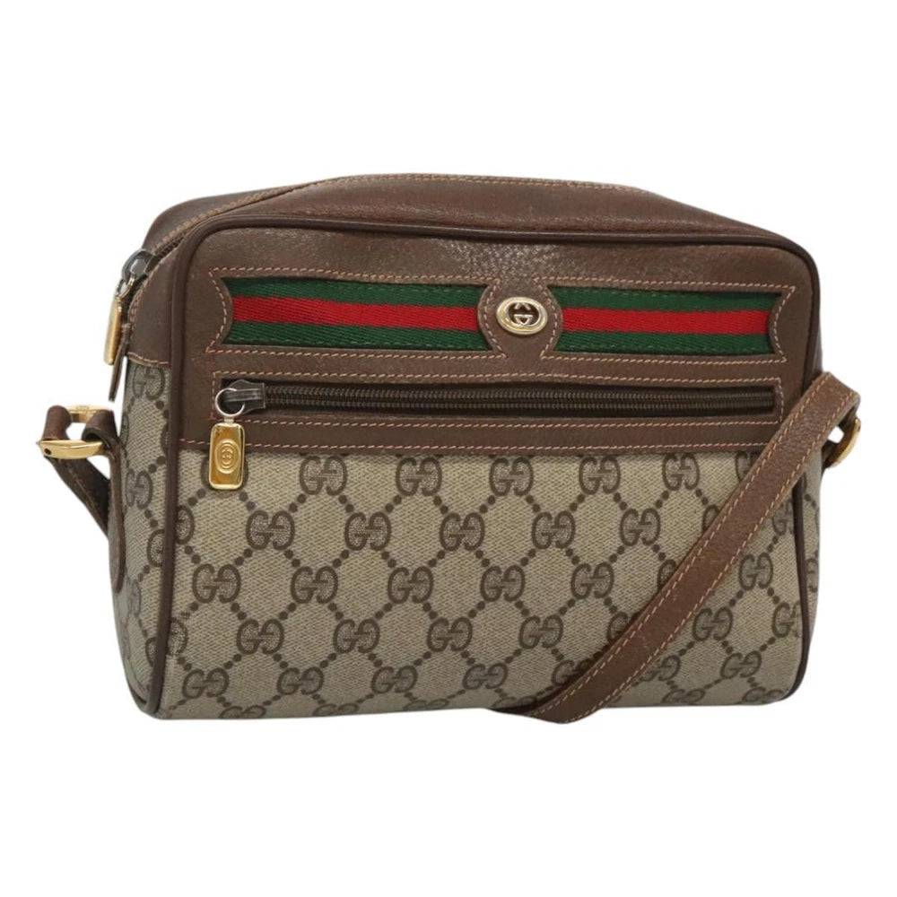 GUCCI CROSSBODY BAG GG SUPREME WEB SHERRY LINE