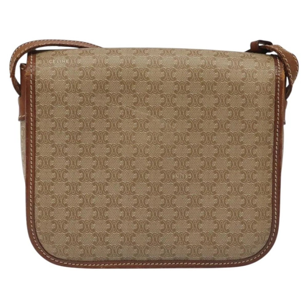 CELINE SHOULDER BAG MACADAM CANVAS