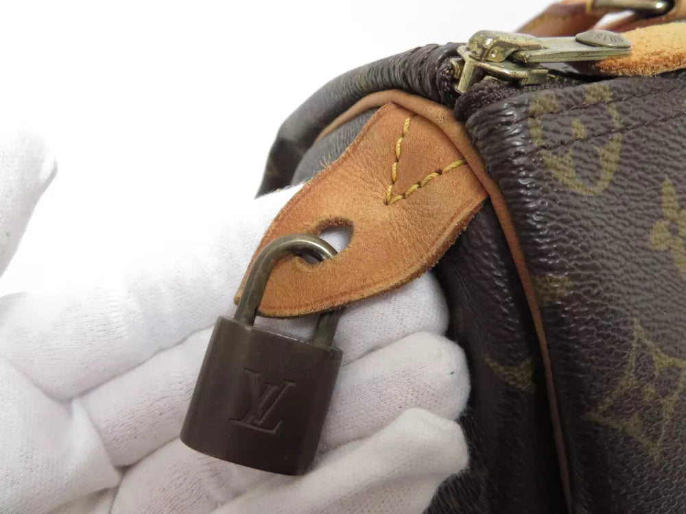 LOUIS VUITTON SPEEDY 35 BAG MONOGRAM CANVAS