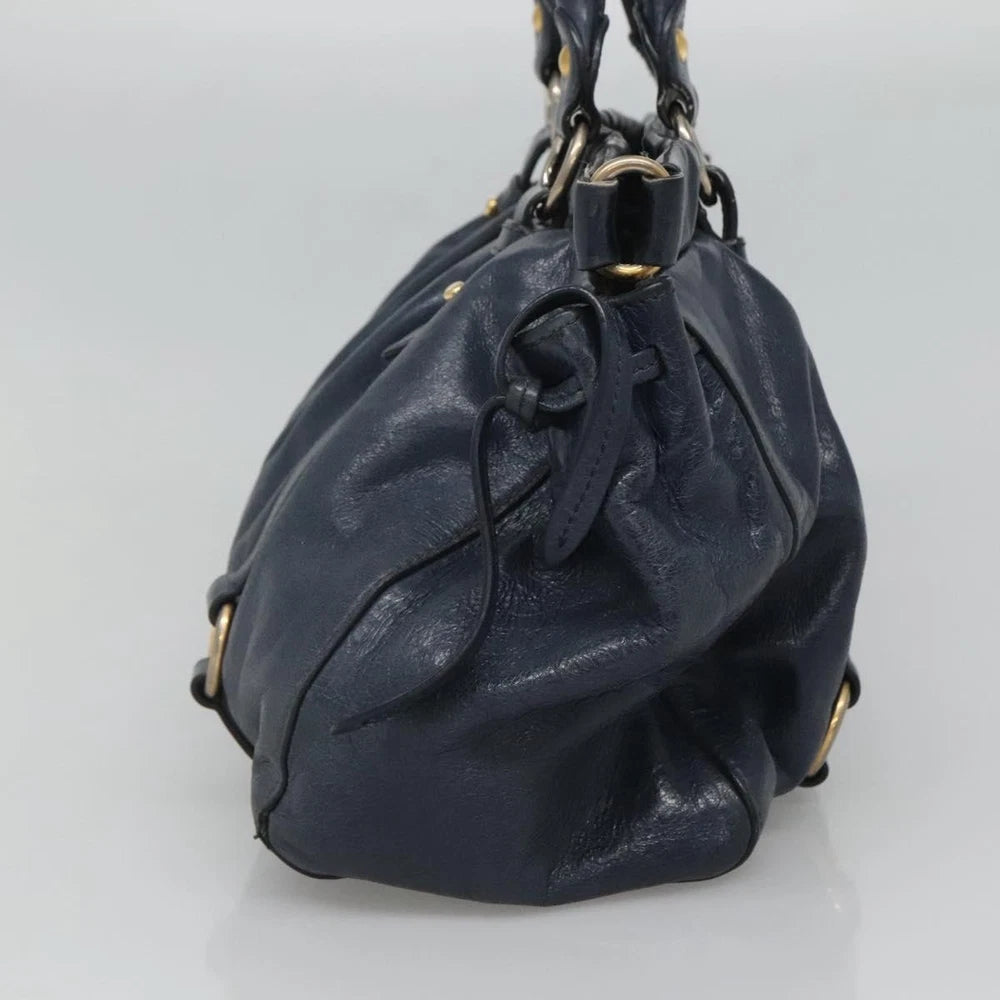 Vintage Miu Miu Bag - Navy Leather