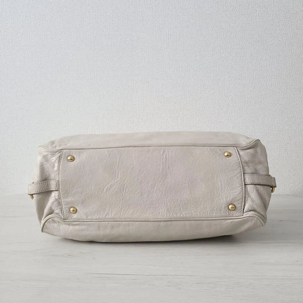 Miu Miu Bag - White/grey Leather