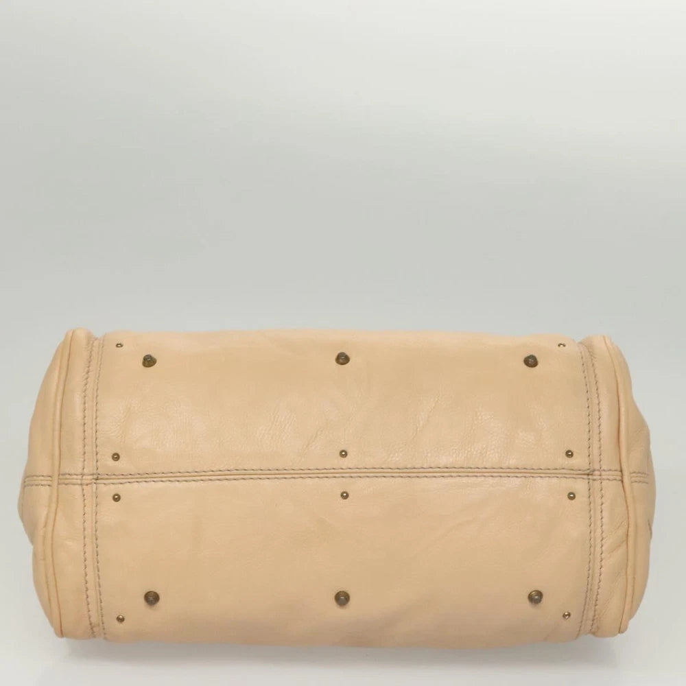 CHLOE PADDINGTON BEIGE LEATHER