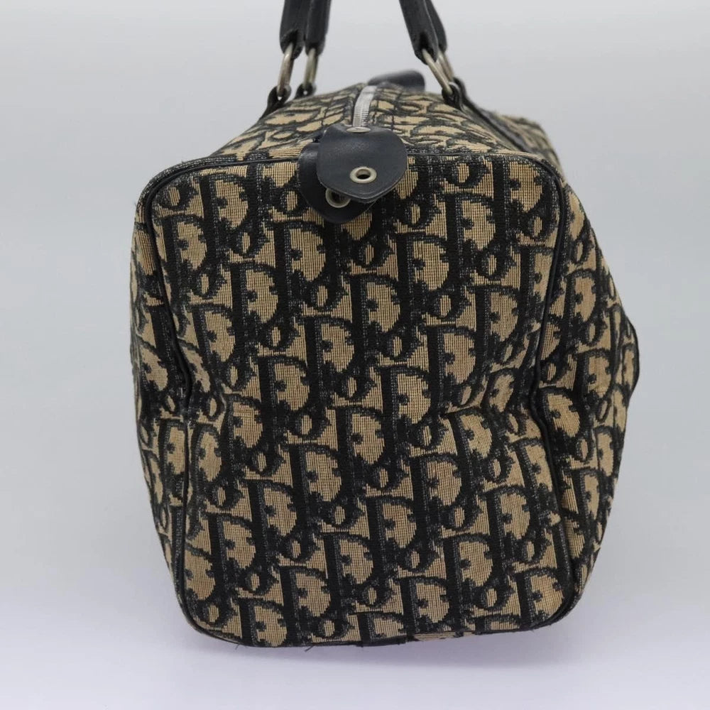 CHRISTIAN DIOR BOSTON BAG 30 TROTTER CANVAS