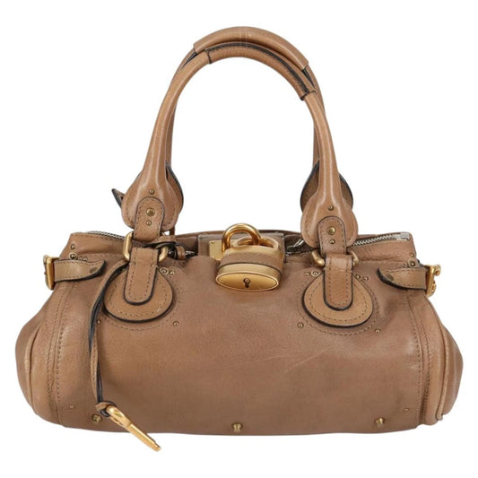 Vintage Chloe Paddington Veske - Beige Leather