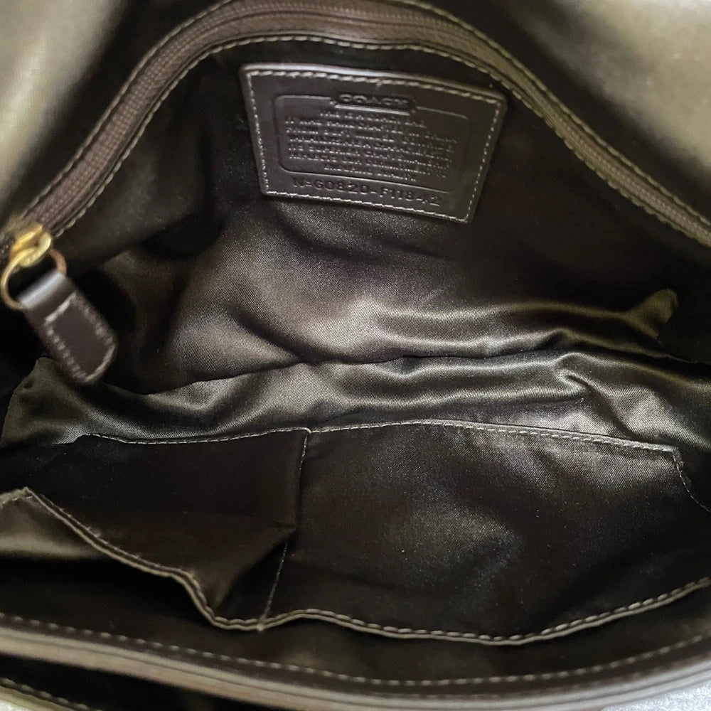 Coach Soho Bag - Dark Brown Leather