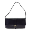 CELINE BLACK LEATHER SHOULDER BAG