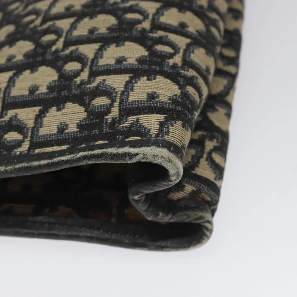 CHRISTIAN DIOR CLUTCH TROTTER CANVAS