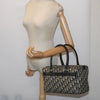 Dior Boston Bag Vintage - Navy Trotter Canvas