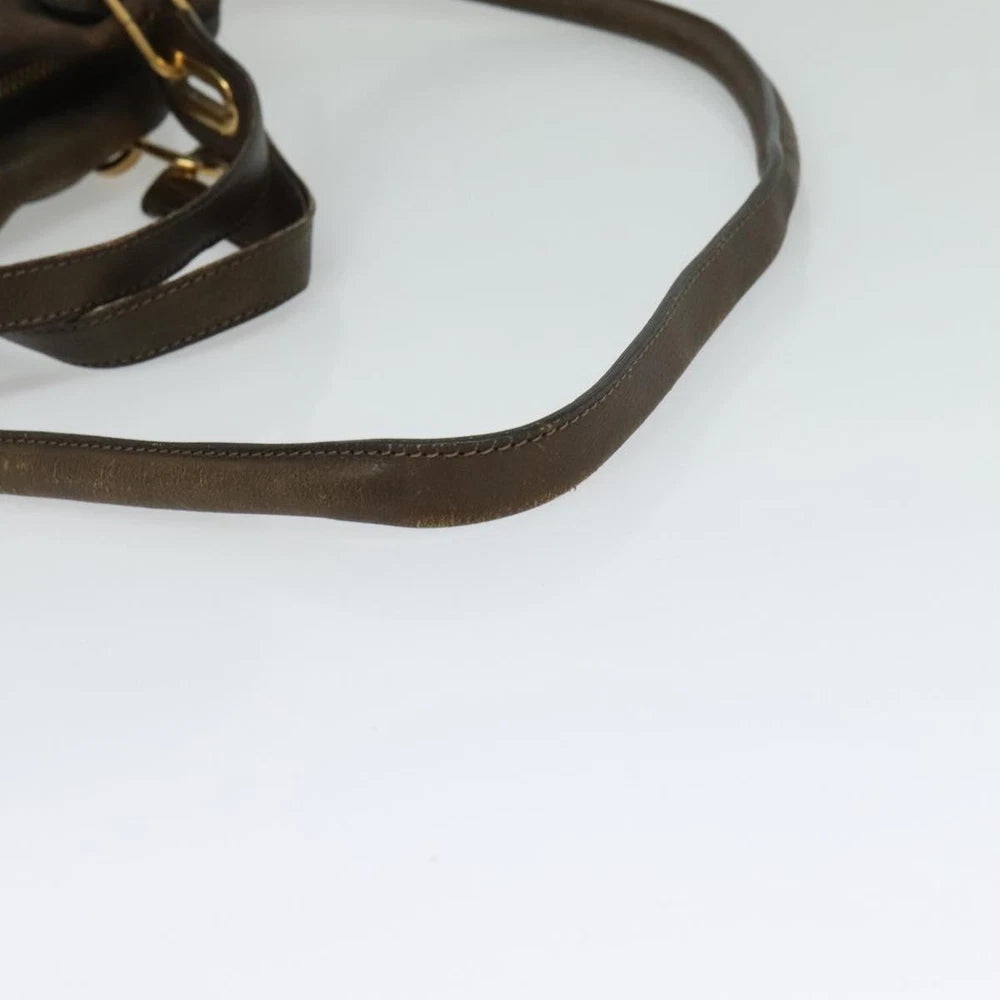 CHLOE PARATY BAG BROWN LEATHER