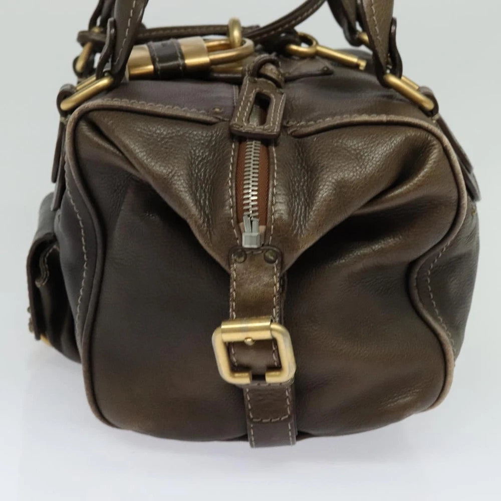 CHLOE PADDINGTON BAG BROWN LEATHER