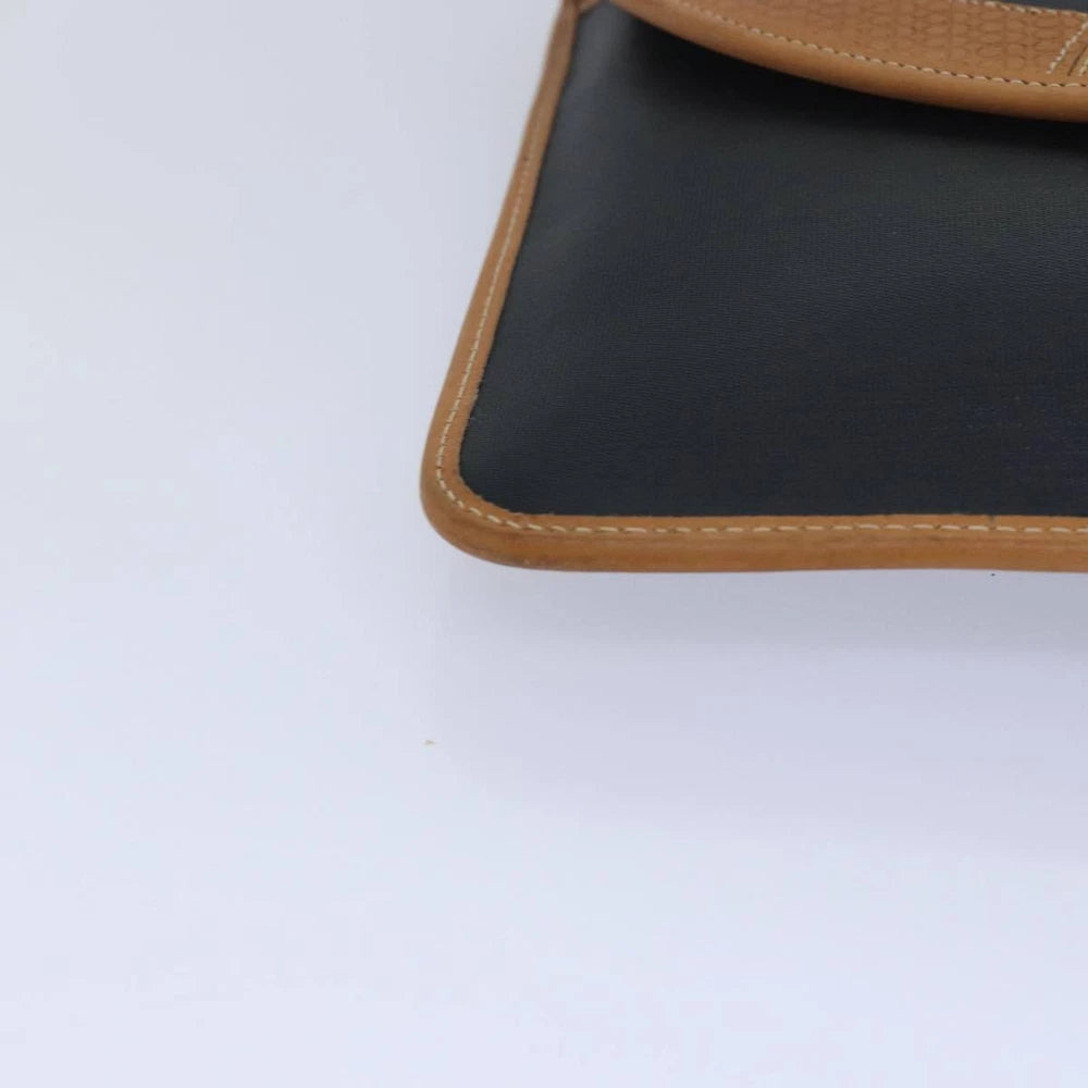 CHRISTIAN DIOR CLUTCH BLACK NYLON
