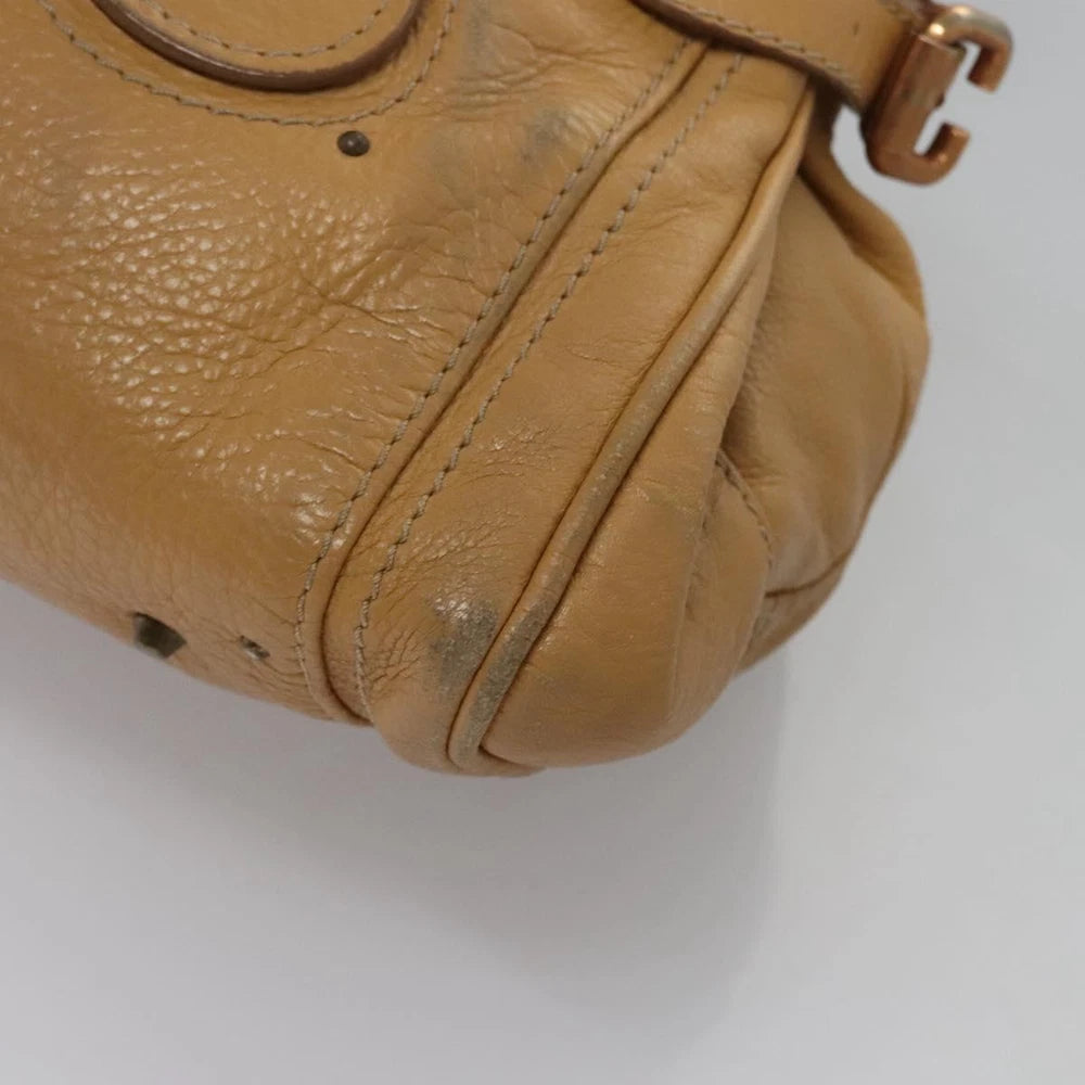 CHLOE PADDINGTON BAG BEIGE LEATHER