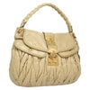 Miu Miu Matelasse Bag - Beige Leather