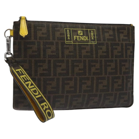 FENDI CLUTCH ZUCCA CANVAS