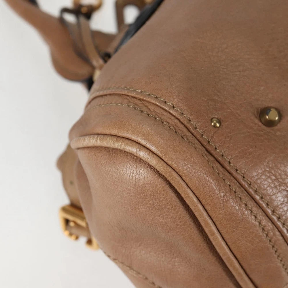 Vintage Chloe Paddington Veske - Beige Leather