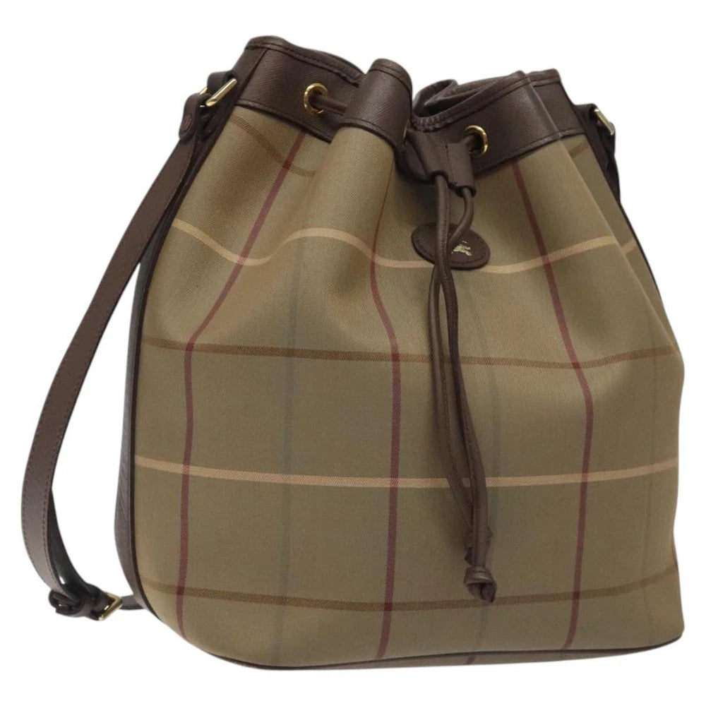 Vintage Burberry Bucket Bag - Nova Check Canvas