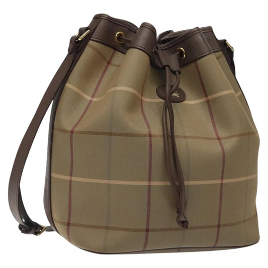 Vintage Burberry Bucket Bag - Nova Check Canvas