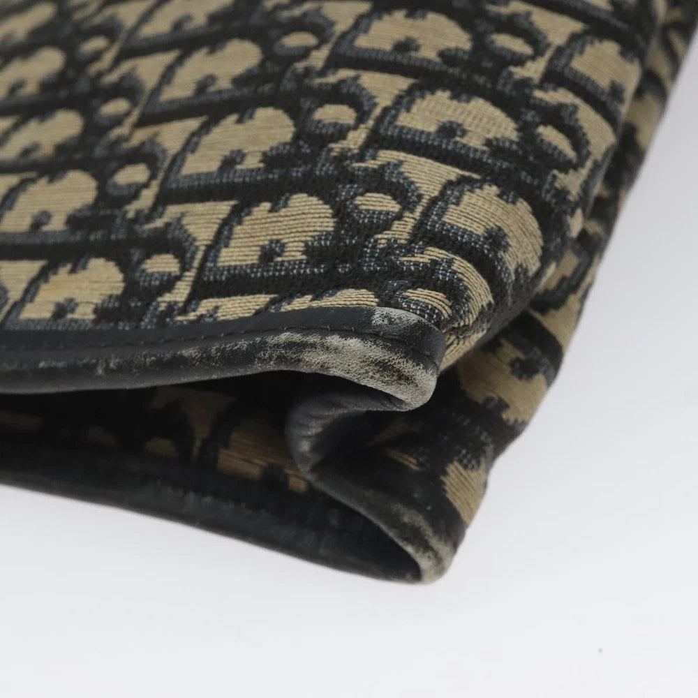 CHRISTIAN DIOR CLUTCH TROTTER CANVAS