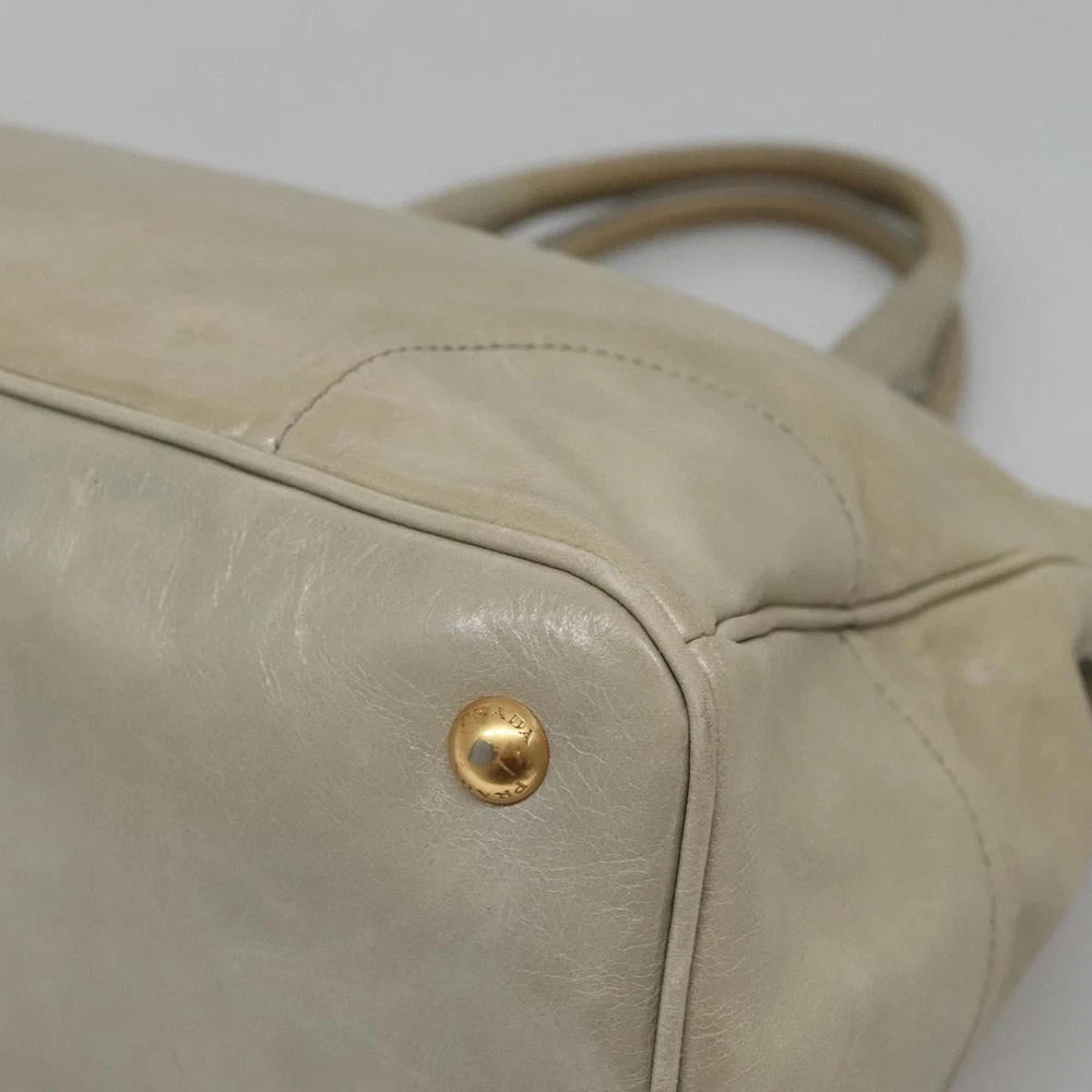 Beige Prada Veske - Skinn