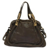 CHLOE PARATY BAG BROWN LEATHER