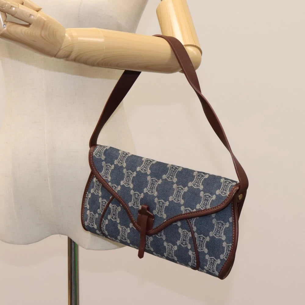 CELINE MACADAM SHOULDER BAG
