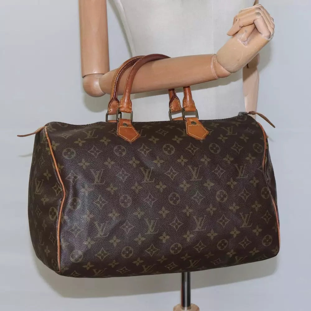 LOUIS VUITTON SPEEDY 35 MONOGRAM CANVAS - VINTAGE