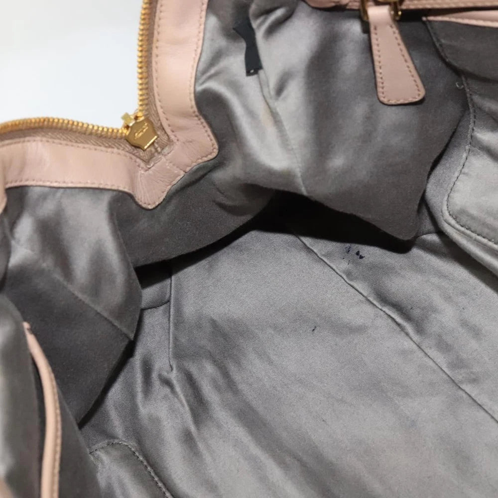 Miu Miu Matelasse Bag - Beige Leather