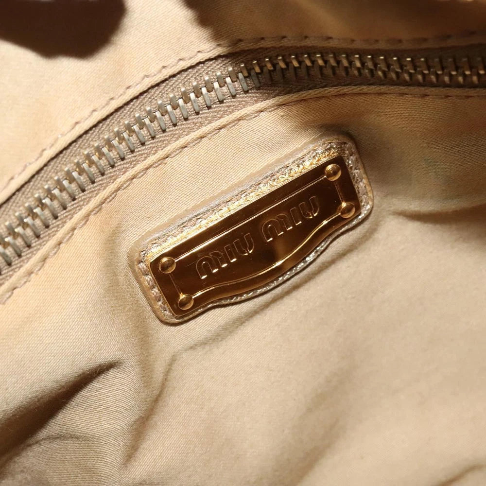 Vintage Miu Miu Bag - Gold Leather