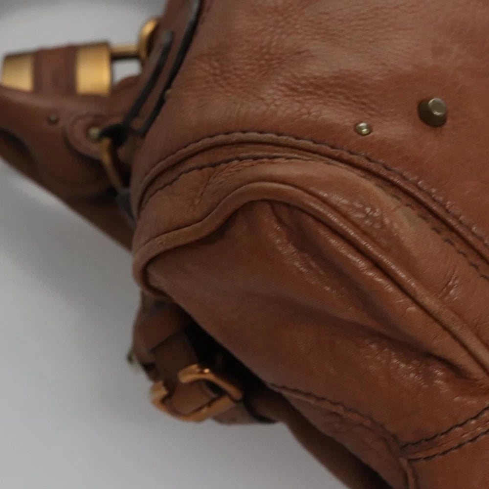 CHLOE PADDINGTON BAG BROWN LEATHER