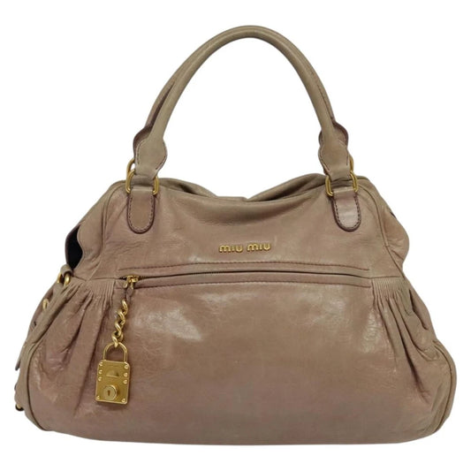 Beige Miu Miu Veske - Med Charm
