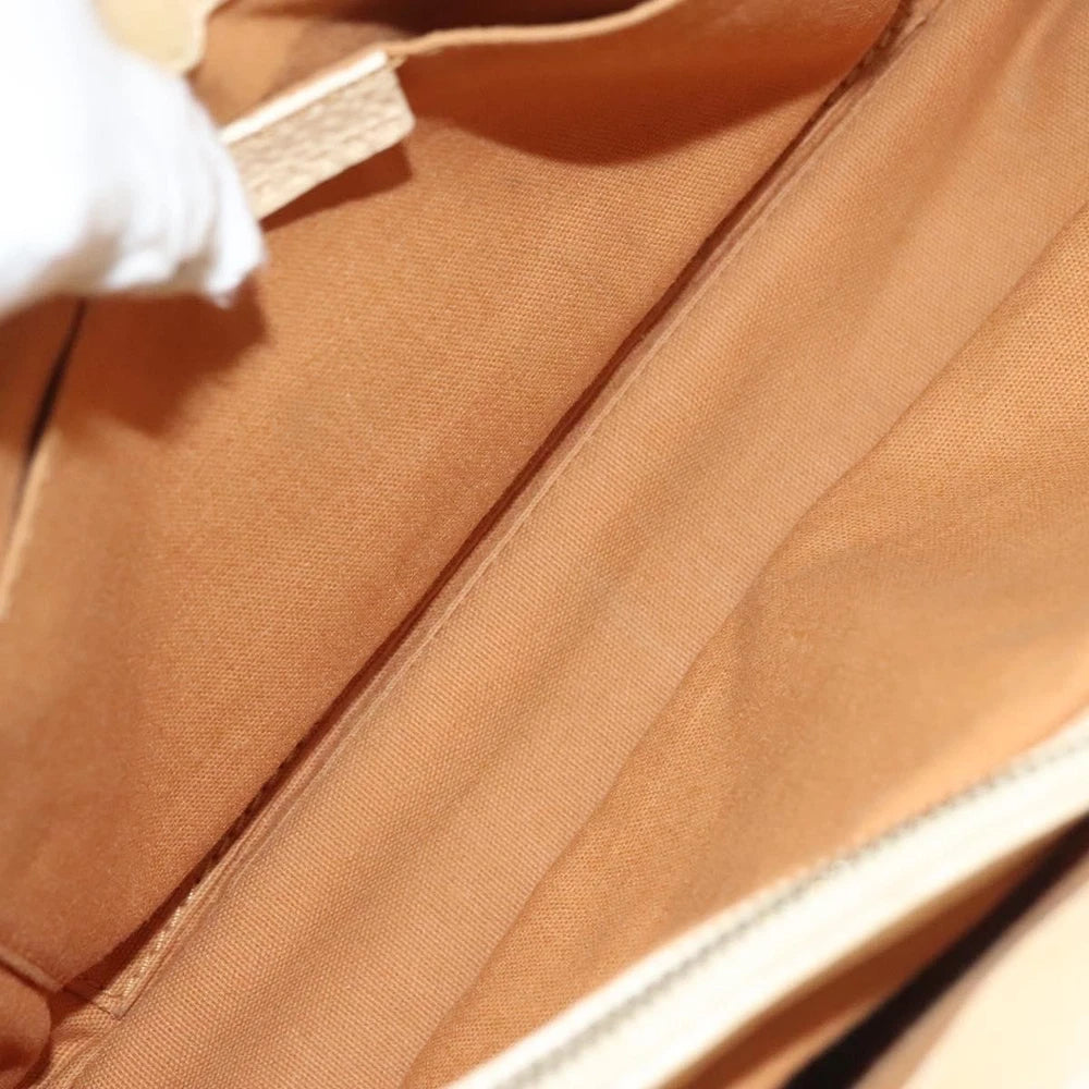 Celine Boogie Bag - Beige Leather