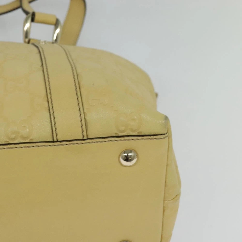 Gucci Guccissima Tote Bag - Yellow Leather