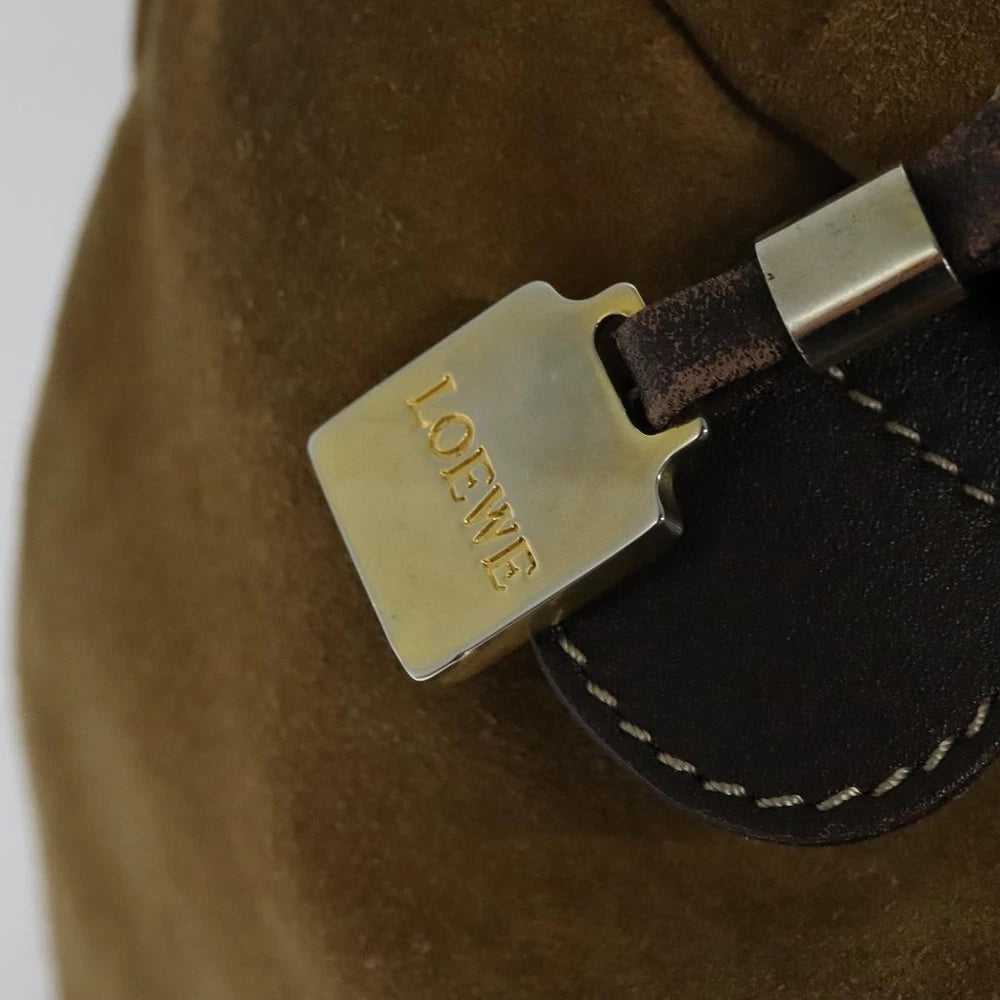LOEWE ANAGRAM BAG SUEDE