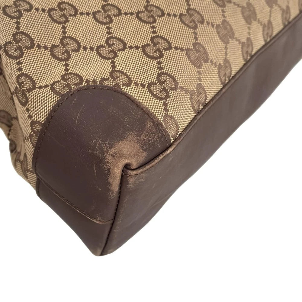 Gucci GG Veske - Beige And Dark Brown