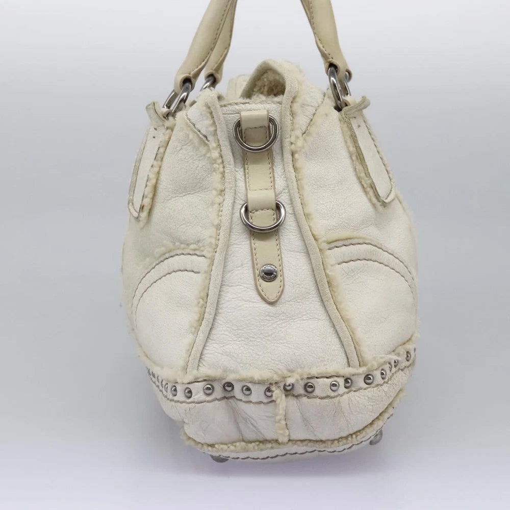 PRADA BAG WHITE LEATHER
