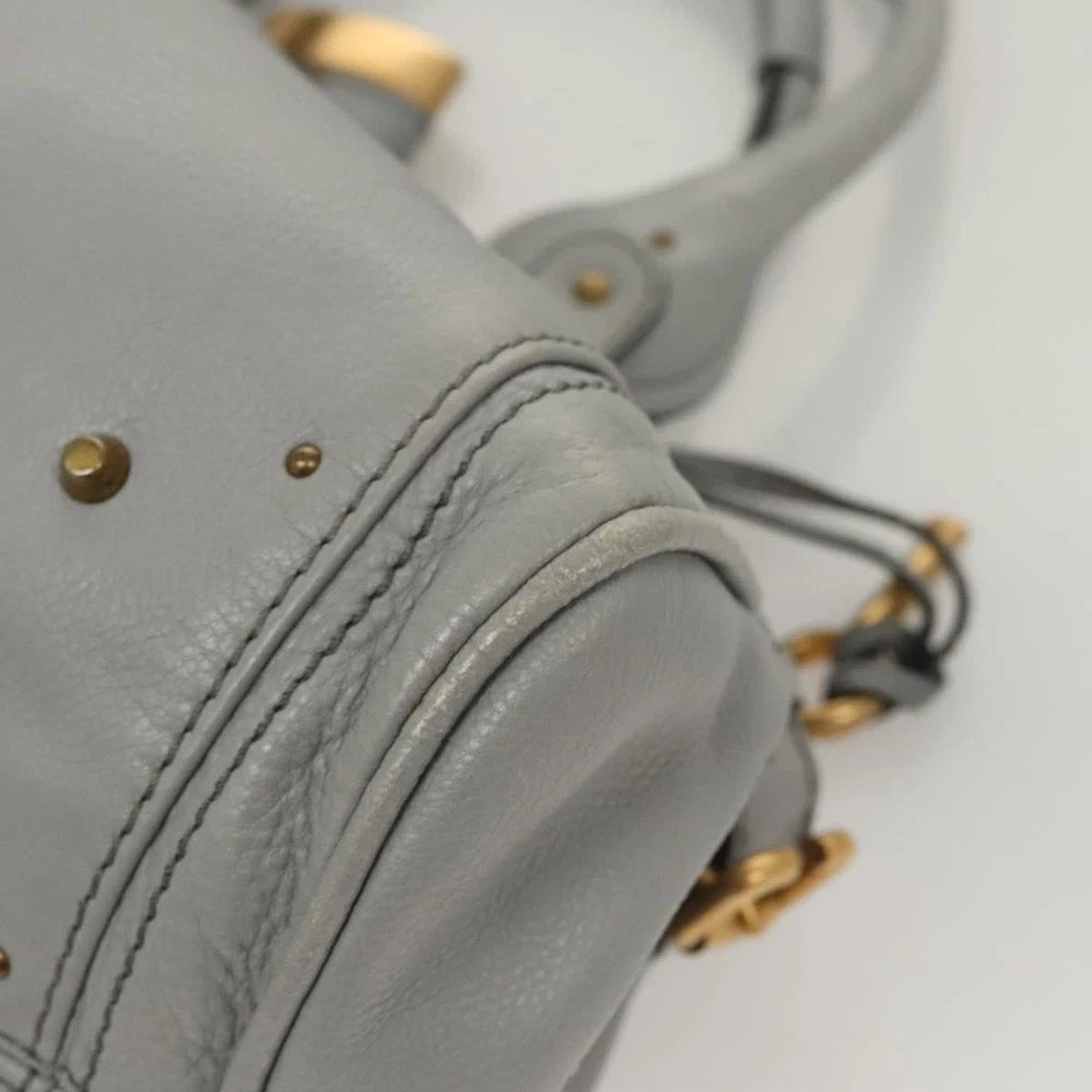 Vintage Chloe Paddington Bag - Gray Leather