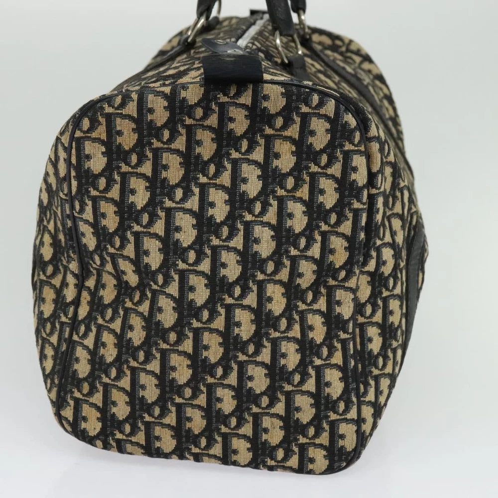 Dior Boston Bag 40 - Navy Trotter Canvas