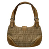 Vintage Coach Mini Signature Bag - Beige and Brown