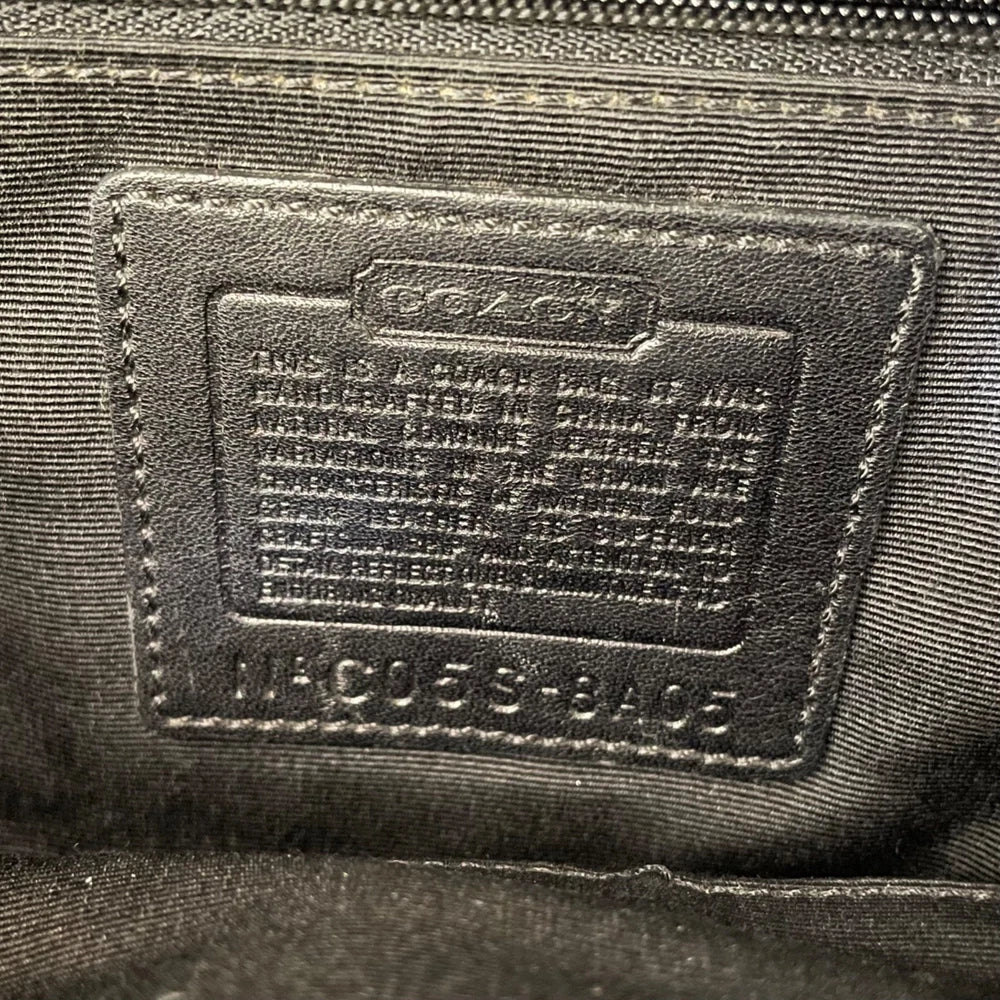 Vintage Coach Veske- Burgunder Leather　