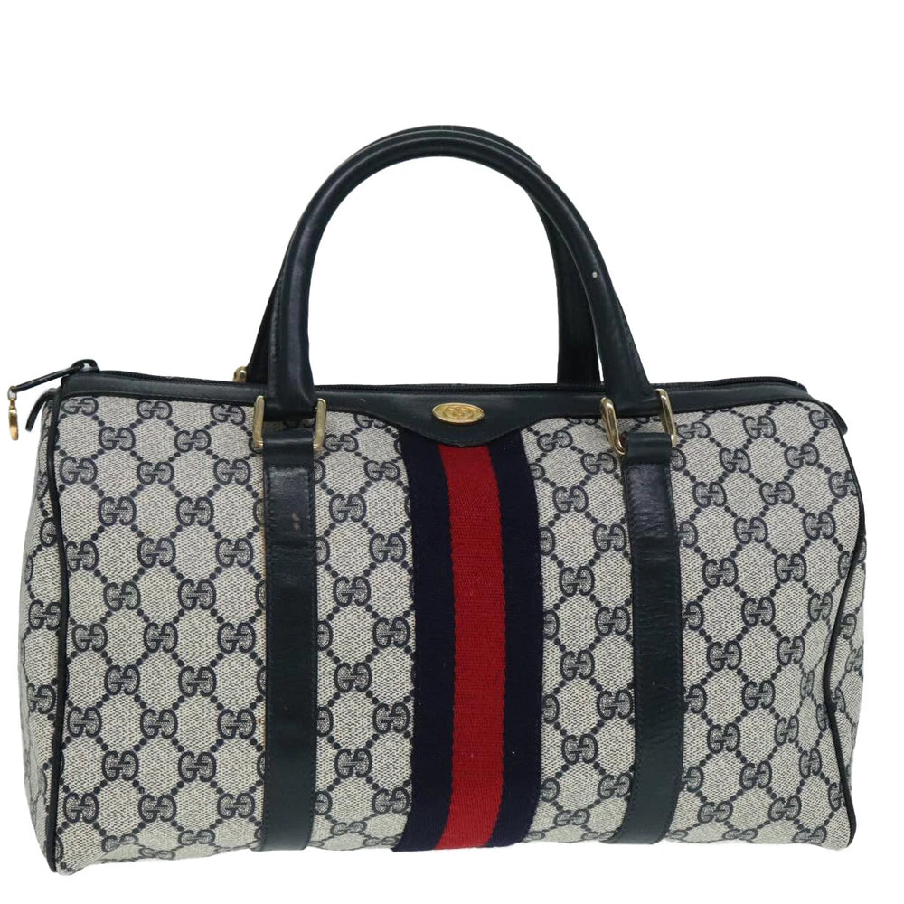 GUCCI SHERRY LINE BOSTON BAG GG CANVAS
