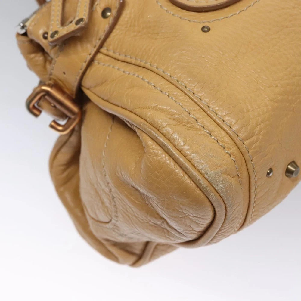 CHLOE PADDINGTON BAG BEIGE LEATHER