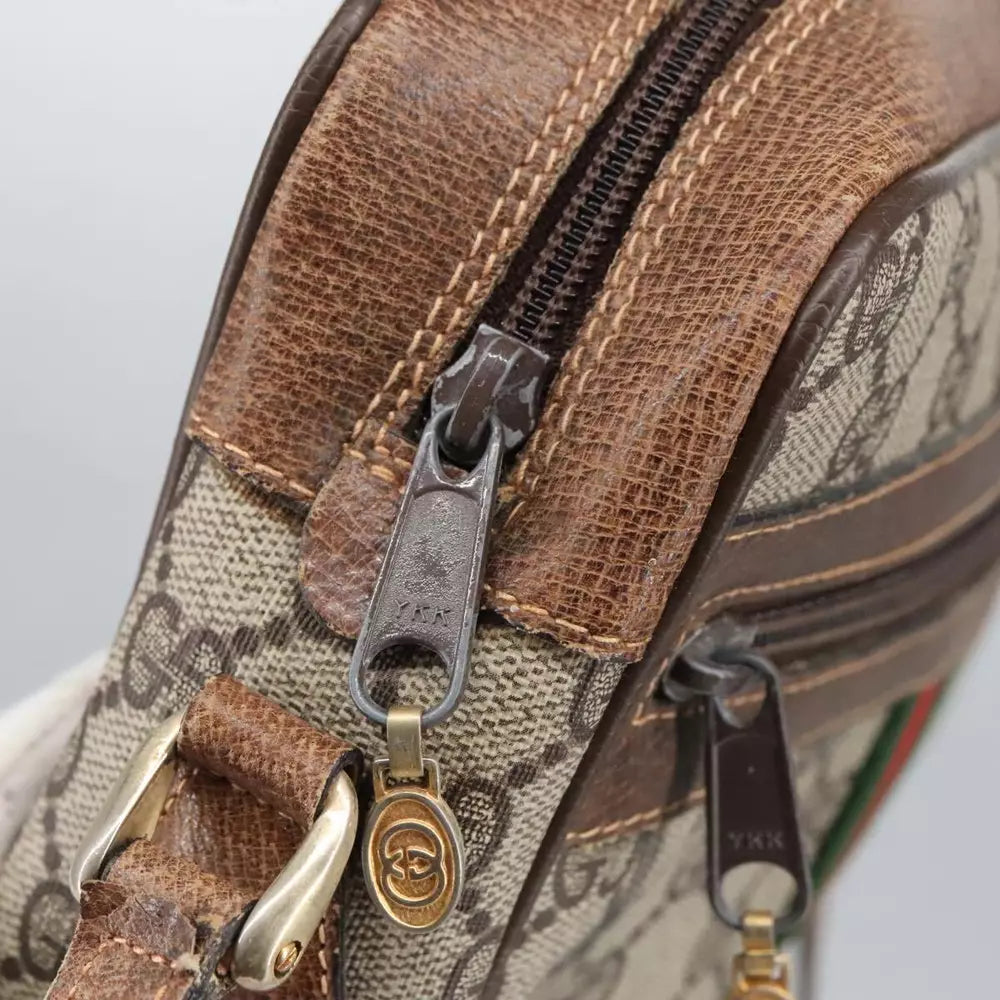 GUCCI SUPREME SHOULDER BAG GG CANVAS