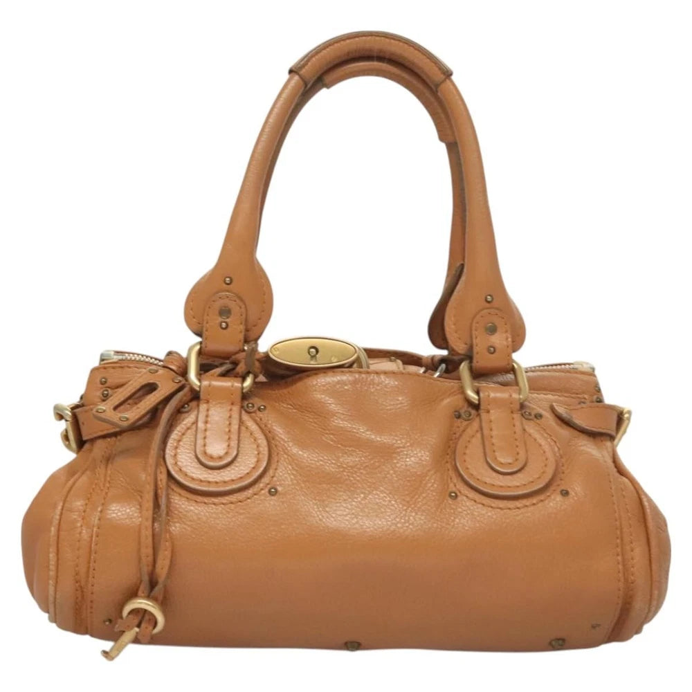 Vintage Chloe Paddington Bag - Brown Leather