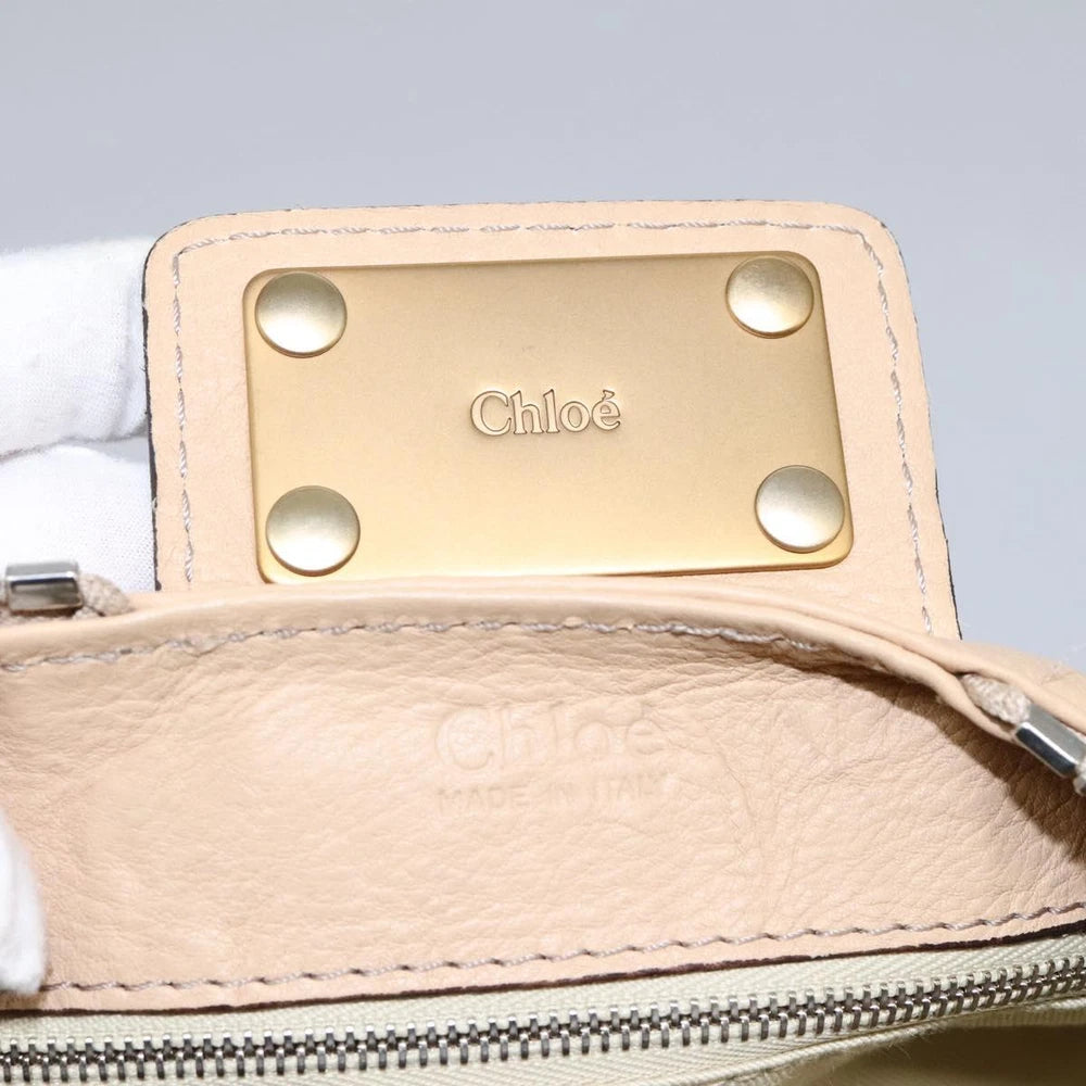 CHLOE PADDINGTON BAG BEIGE LEATHER