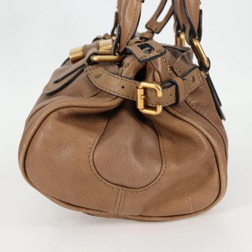 Vintage Chloe Paddington Veske - Beige Leather