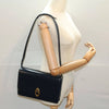 CELINE SHOULDER BAG NAVY LEATHER