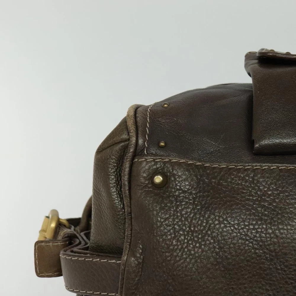 CHLOE PADDINGTON BAG BROWN LEATHER
