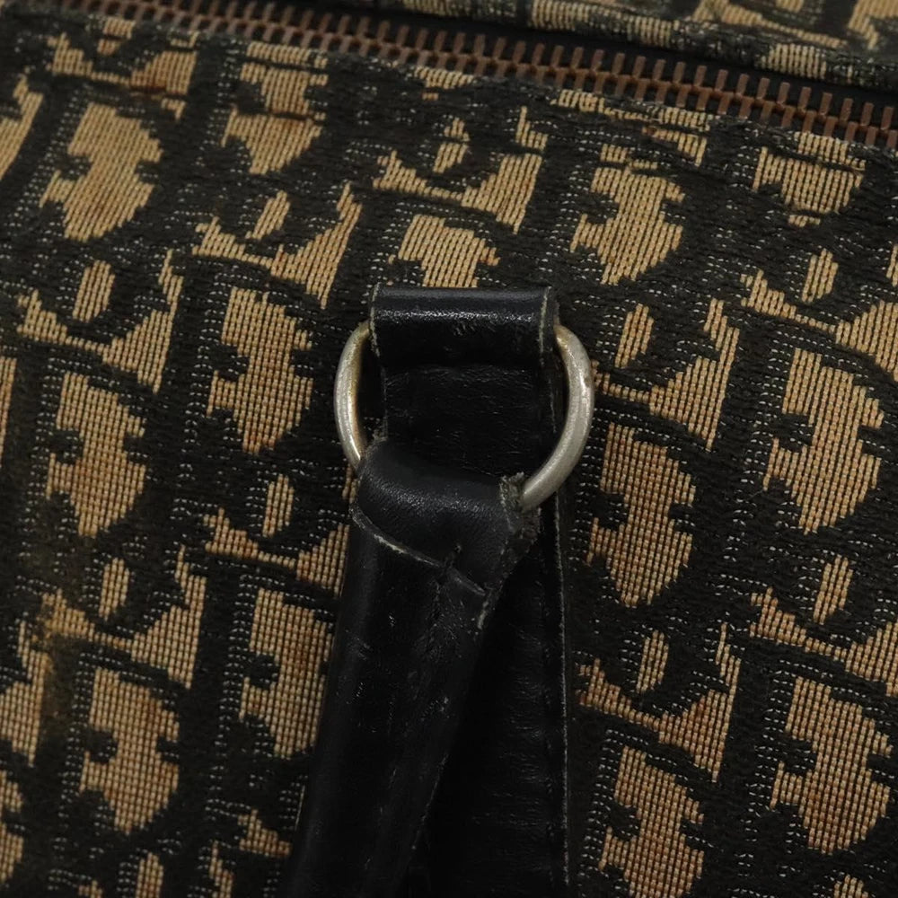 CHRISTIAN DIOR BOSTON BAG 30 TROTTER CANVAS